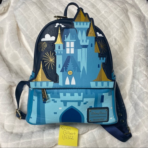 Loungefly Handbags - Loungefly Disney Cinderella Castle Mini Backpack Purse